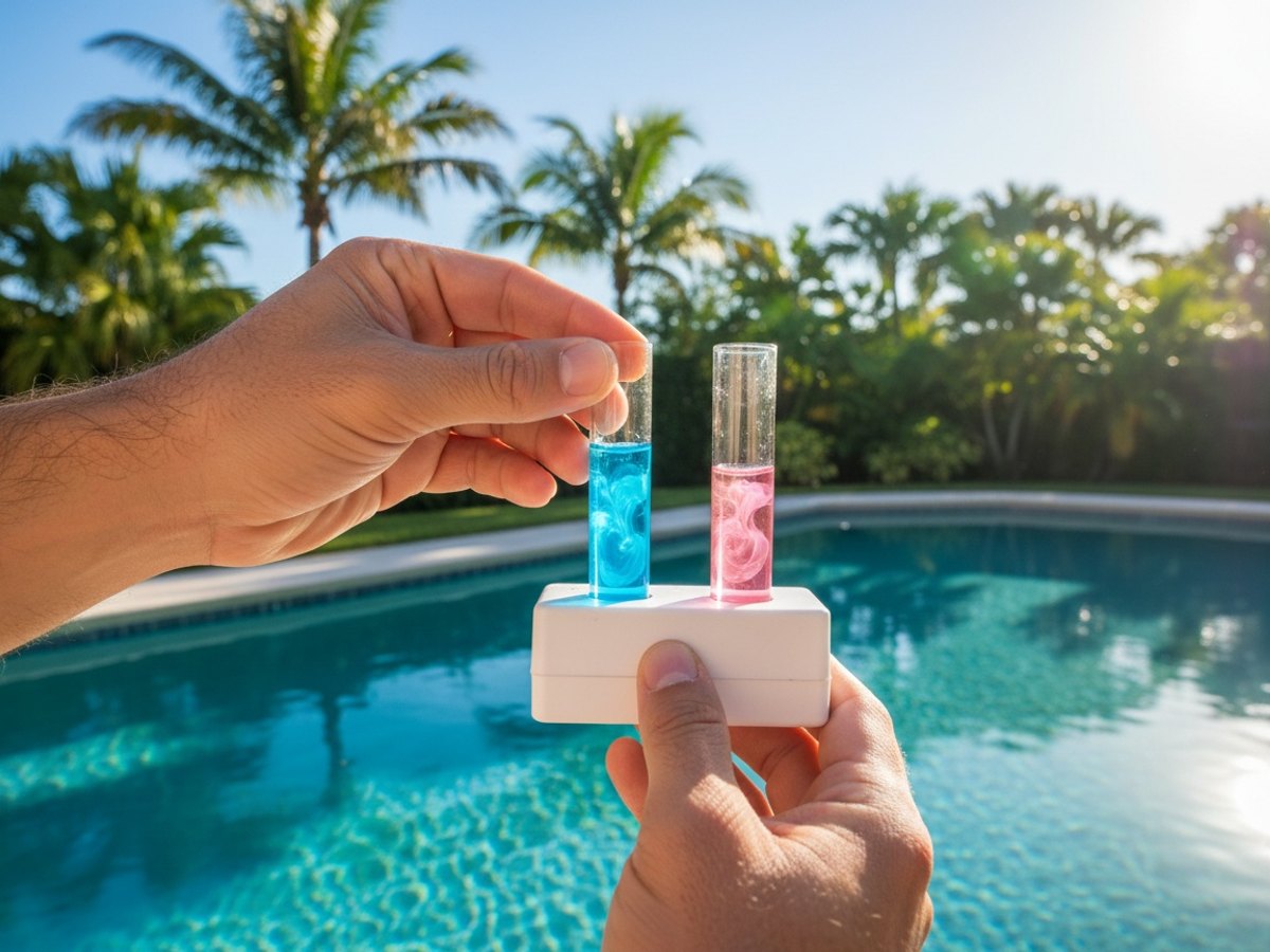 Water testing and chemical balancing